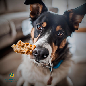 masticación y snacks naturales para perros